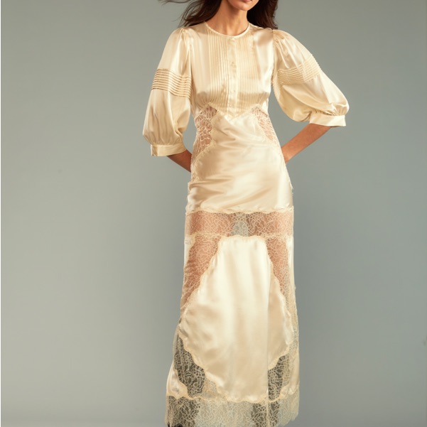 Cynthia Rowley Ivory Lure Lace Dress